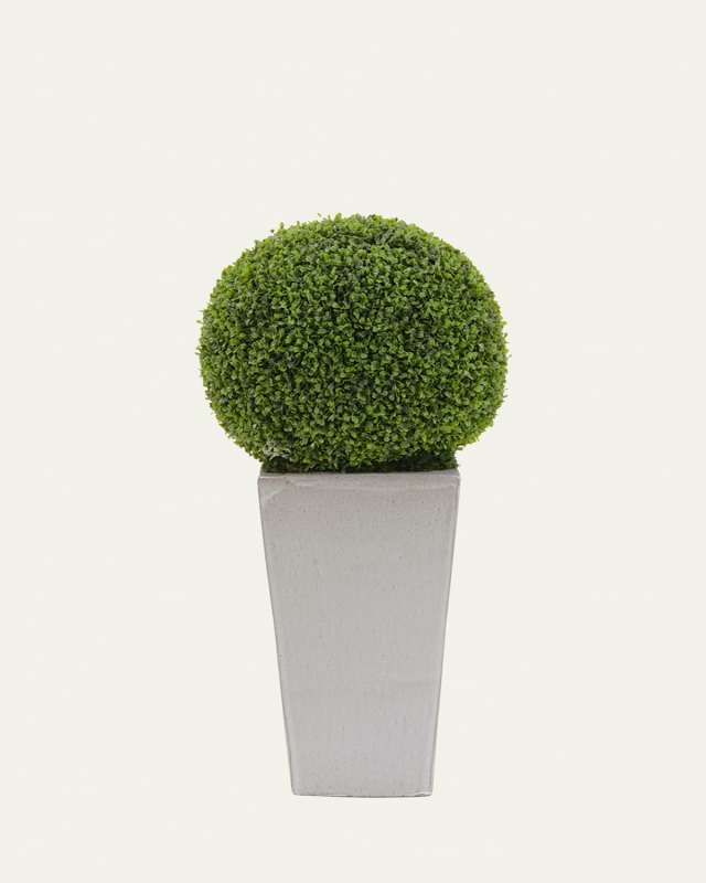 Boxwood Orb Faux Topiary
